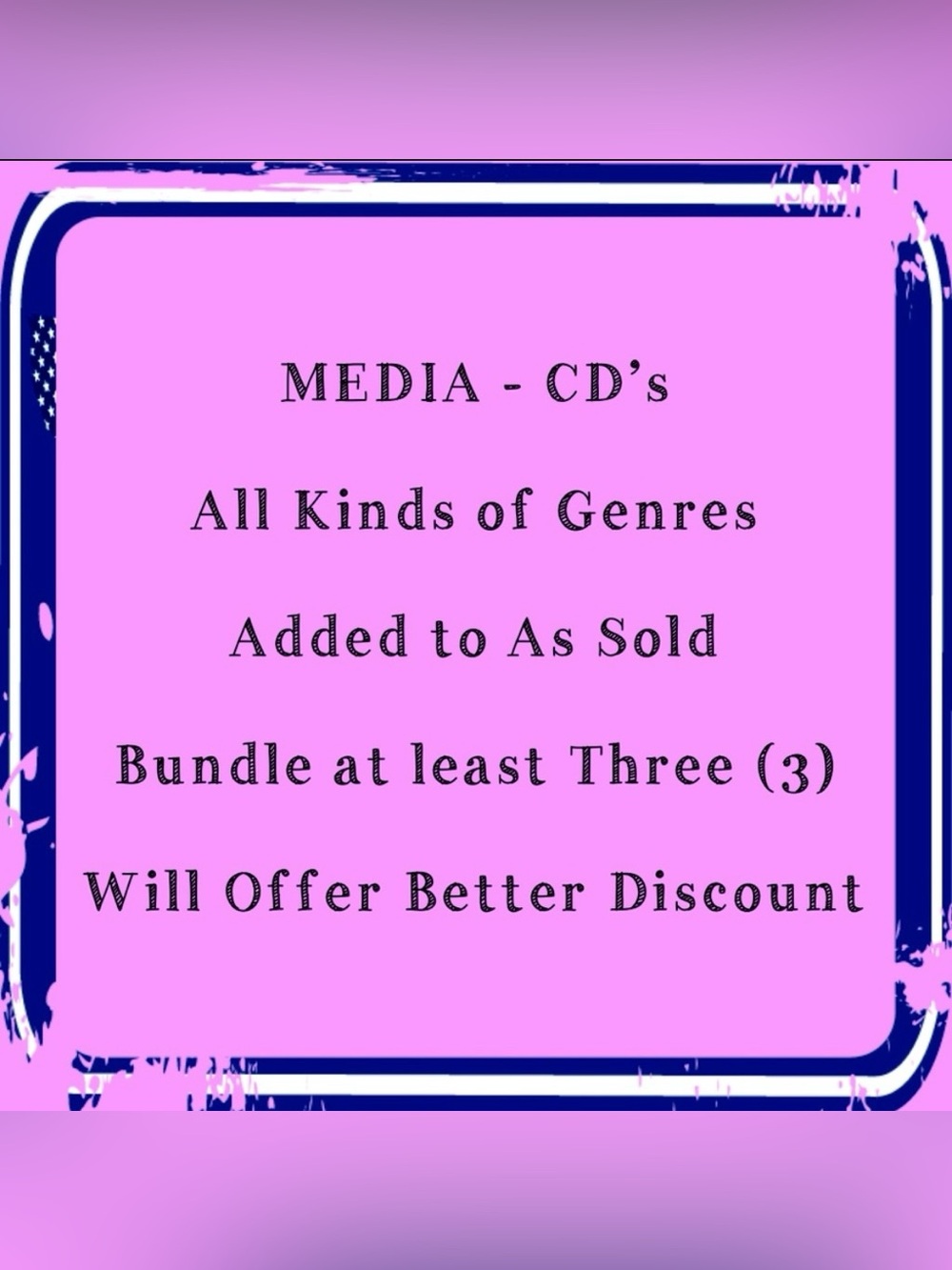 Media CD’s